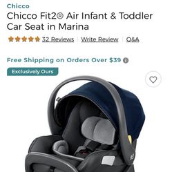 Chicco Fit2 Air Infant & Toddler Car Seat in Marina