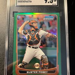 Buster Posey Bowman Chrome #3 -Graded9.5