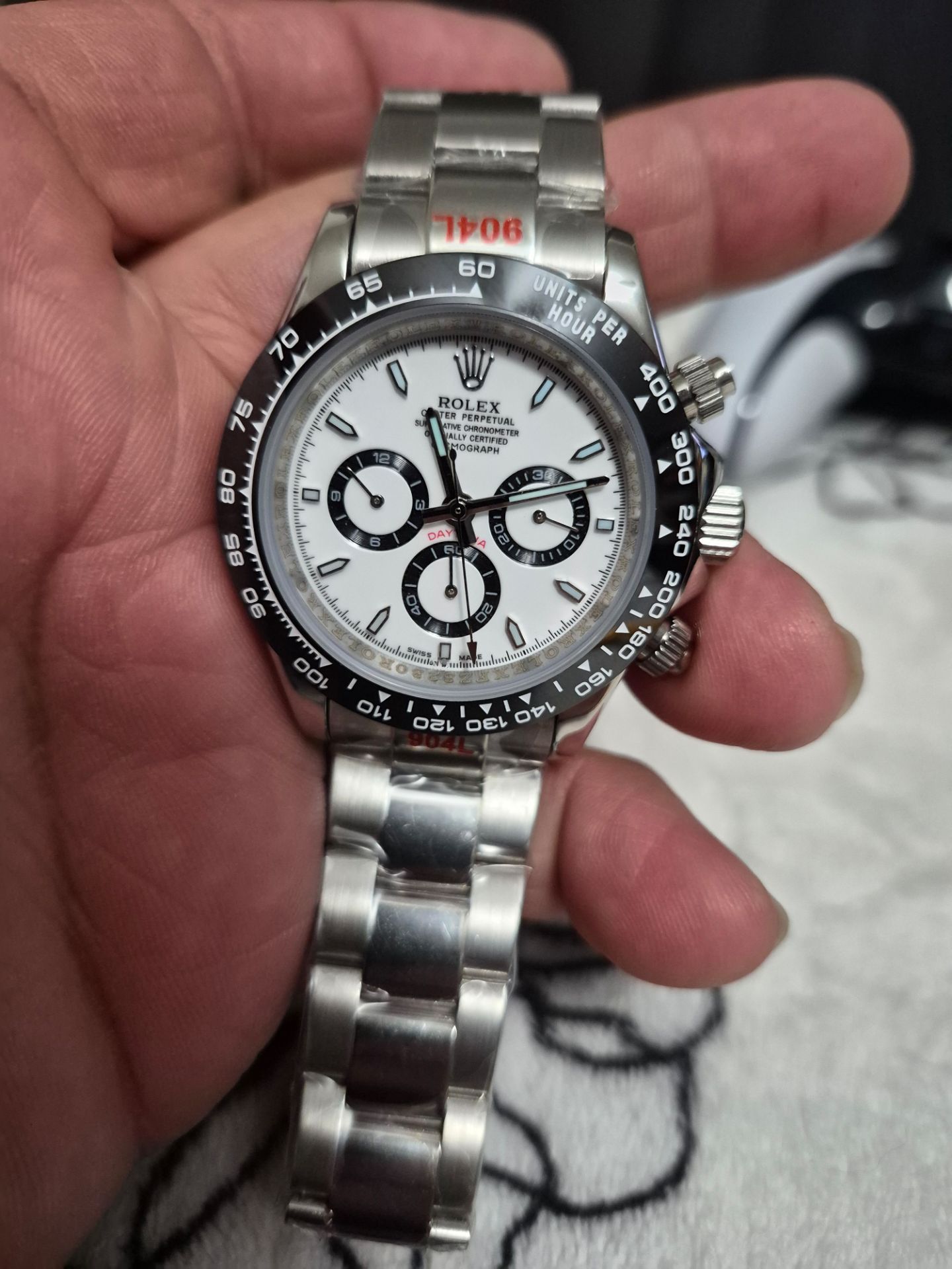 Men watch