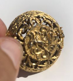 Locket Gold Colored -Antique Pendant