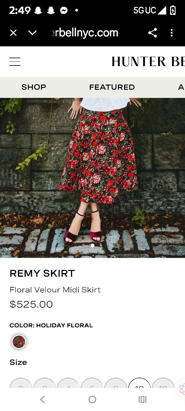 HUNTER BELL
LANGLEY Skirt