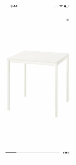 Vihals IKEA White Square Dining Table (UTC area)