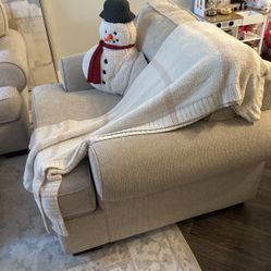 Beige Couch and Love Seat for sale 