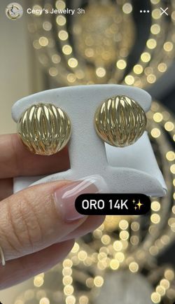 Aretes De Oro