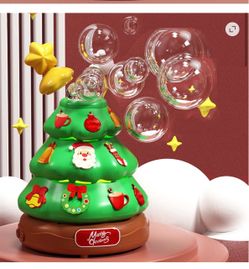 New Christmas Tree Bubble Machine Toy
