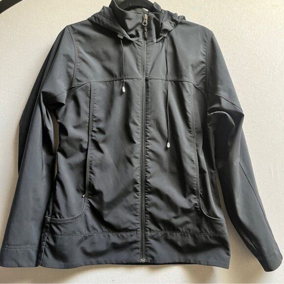 Marmot Hooded Nylon Lightweight Jacket Sz L