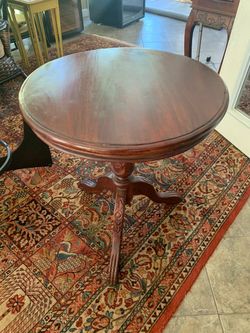 Mahogany side table
