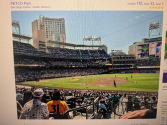 2 Tix Padres v Twins Sat 8/22 Field Box 115 8th Row