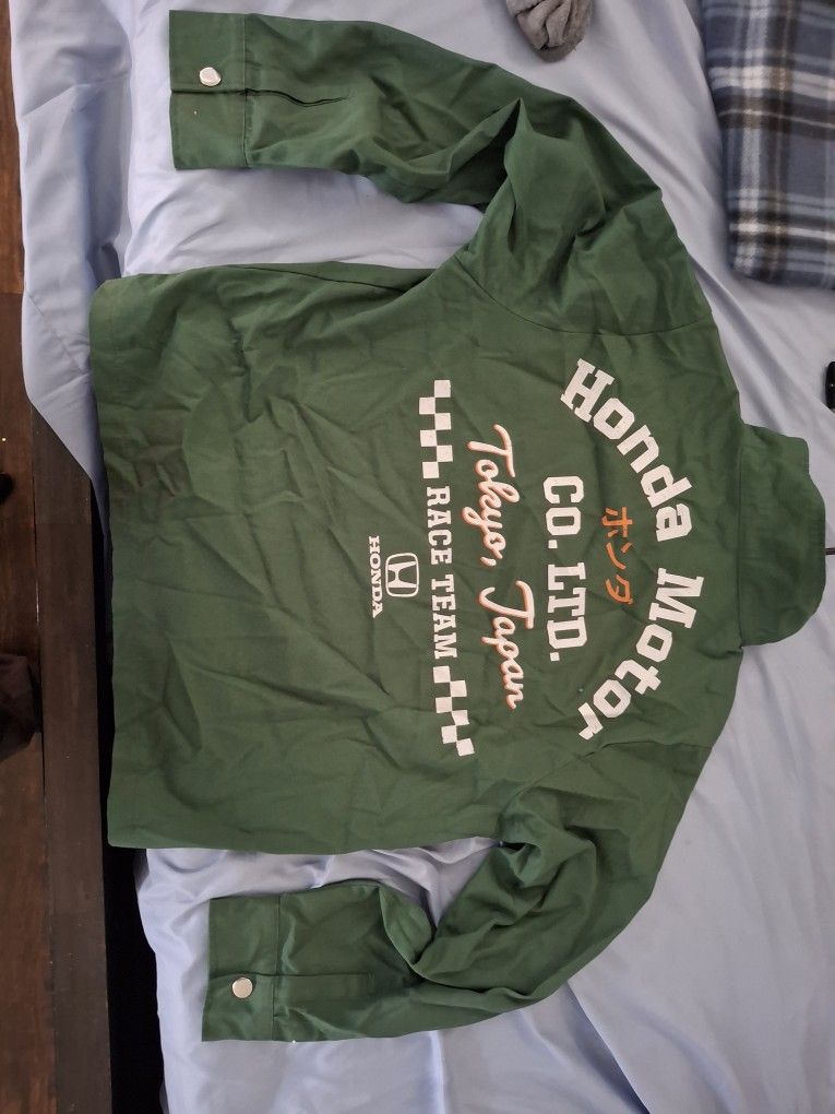 Official Licensed Honda Race Team Jacket - Green - Size XS (JDM Style)