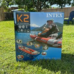 K2 TWO -PERSON FISHING KAYAK INTEX EXCURSION PRO K2 
