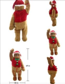 Large Gingerbread Man Costume/Mascot