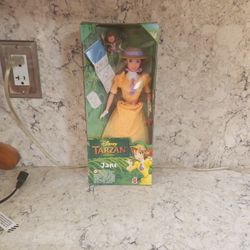 1999 Disney Tarzan Jane Barbie Doll #22345 Mattel