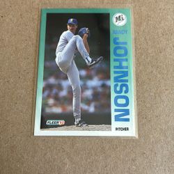 Baseball Card, Randy Johnson