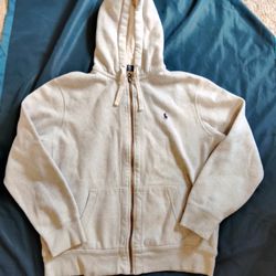 Men's Polo Ralph Lauren Grey Hoodie Sweatshirt