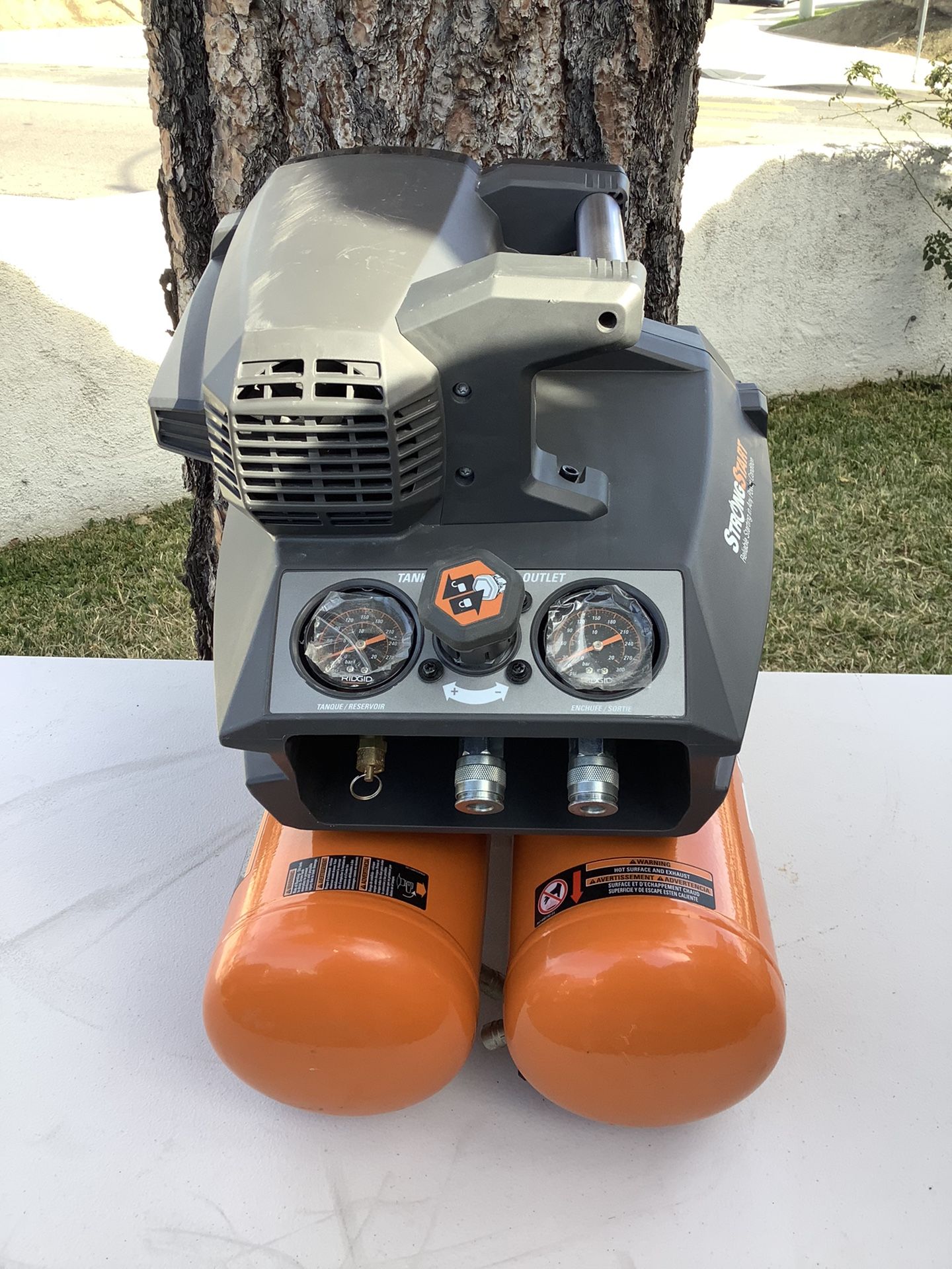 RIDGID 4.5 Gal. Portable Electric Quiet Air Compressor