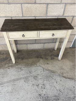 Cabinet/table/beach house table/2 drawer table