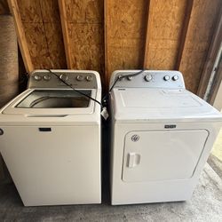 Maytag Washer And Dryer Used Set