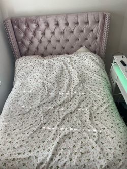 Full size bed $250 obo(frame, headboard and mattresses included)