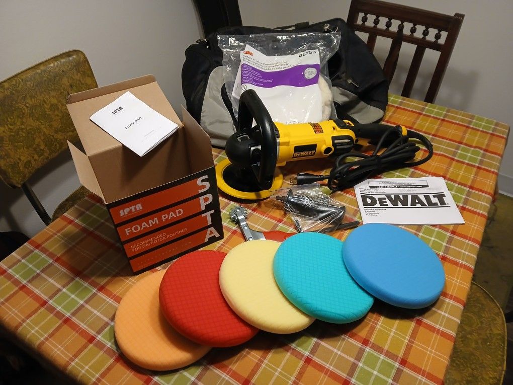 Dewalt Polisher/buffer With Pads