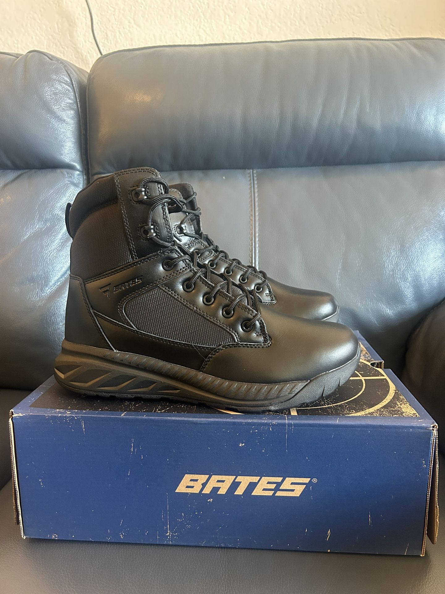 Black Work Boots Size 10