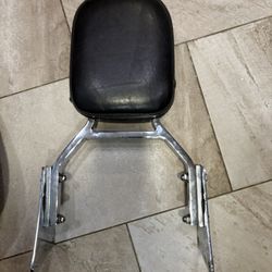 Passenger Seat & Sissy Bar/backrest For 2000 Vulcan 1500 Classic
