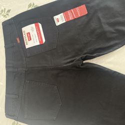 New Black Jeans Levis Pants For Men’s Brand Rustler Wrangler Size 38 By 30 