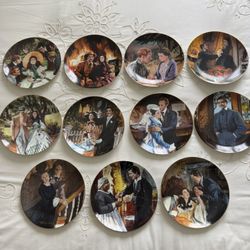 Gone With The Wind Anniversary Series Plates