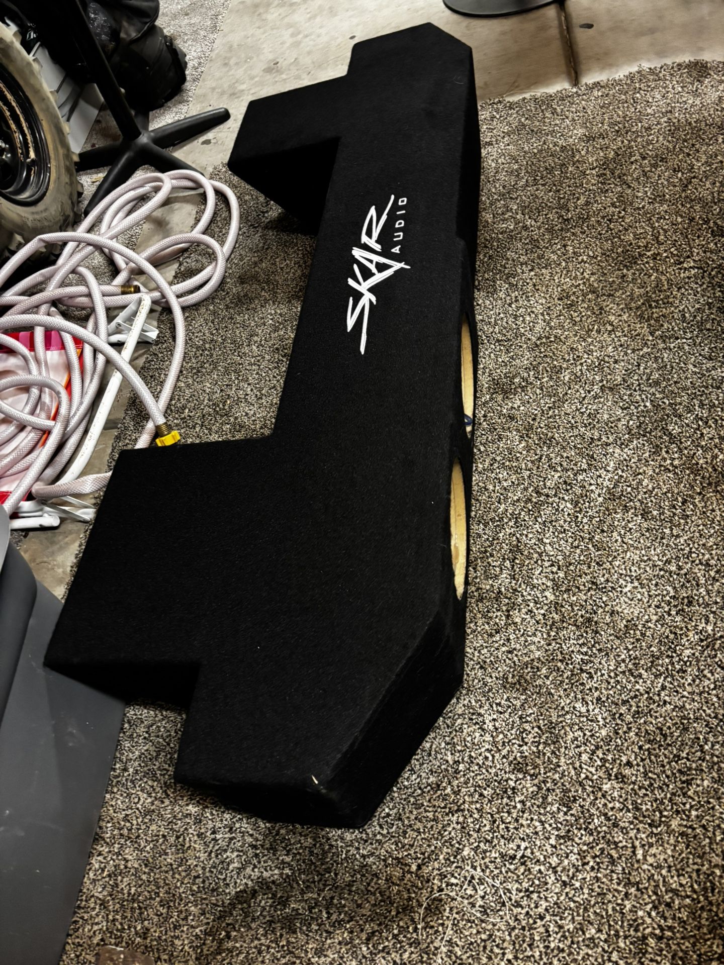 Skar Dual 8in Subwoofer Ported Enclosure For Dodge 5th Gen 1500