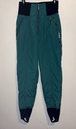 Vintage Tyrolia Women's Snow Ski Pants Winter Size 8 with Stirrups.