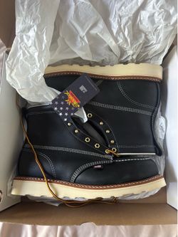 Thorogood Black American Steel Toe Boots Size 11