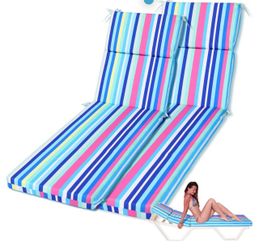 Outdoor Chaise Lounge Cushions 2 Pack