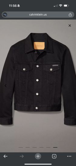 Calvin Klein - Women’s Small Black Denim Jean Jacket