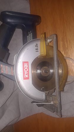 RYOBI 18 volt skill saw