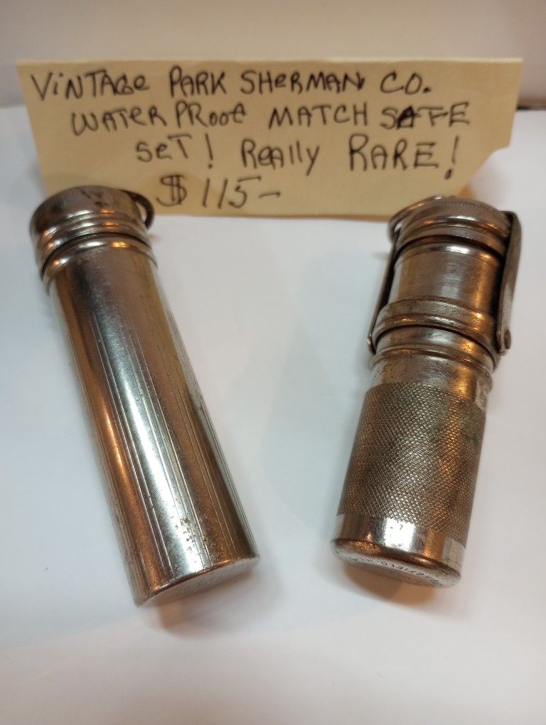 Vintage Everdry Waterproof Match Safe Rare