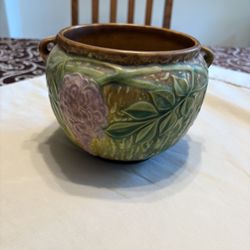 Roseville Pottery Wisteria - 5” Tall X 7” Wide At Handles