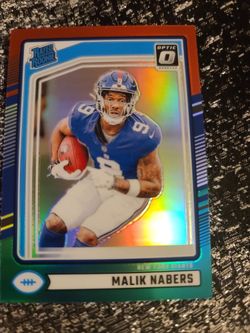 Malik Nabers! Optic Silver! "Rookie" 2024 New