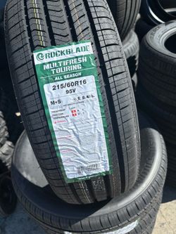 215-60-16 Rockblade Touring A/S New Tire Set $345 Free Installation