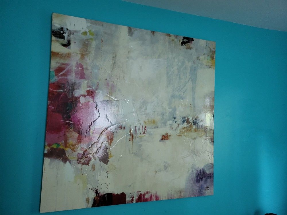 Modern Art LARGE 5 Feet FREE PICKUP BY Tuesday
