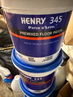 New Henry 345   Leveling floors and patch