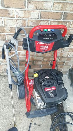 Troy-Bilt 2800 p.s.i pressure washer