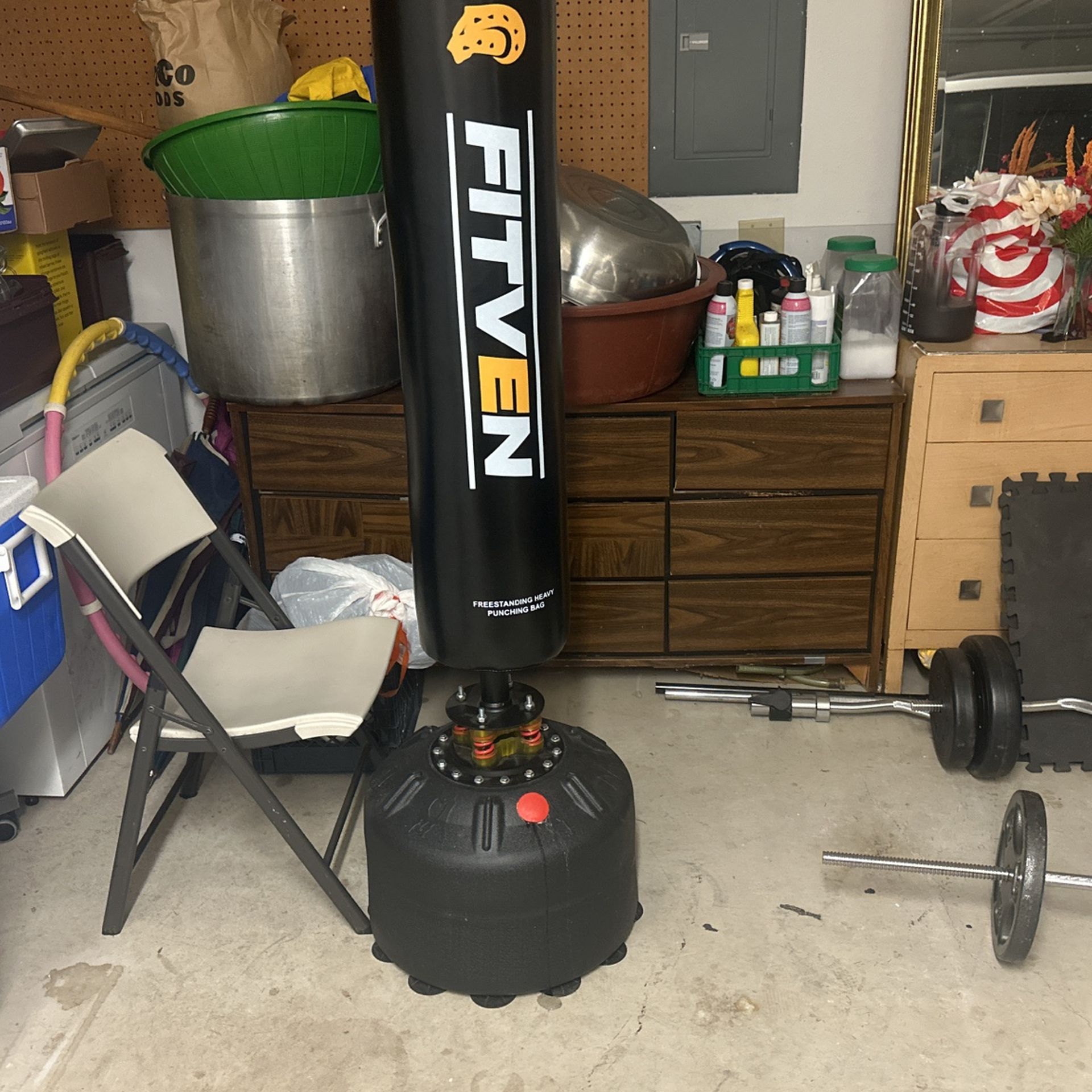FITVEN FREESTANDING HEAVY PUNCHING BAG