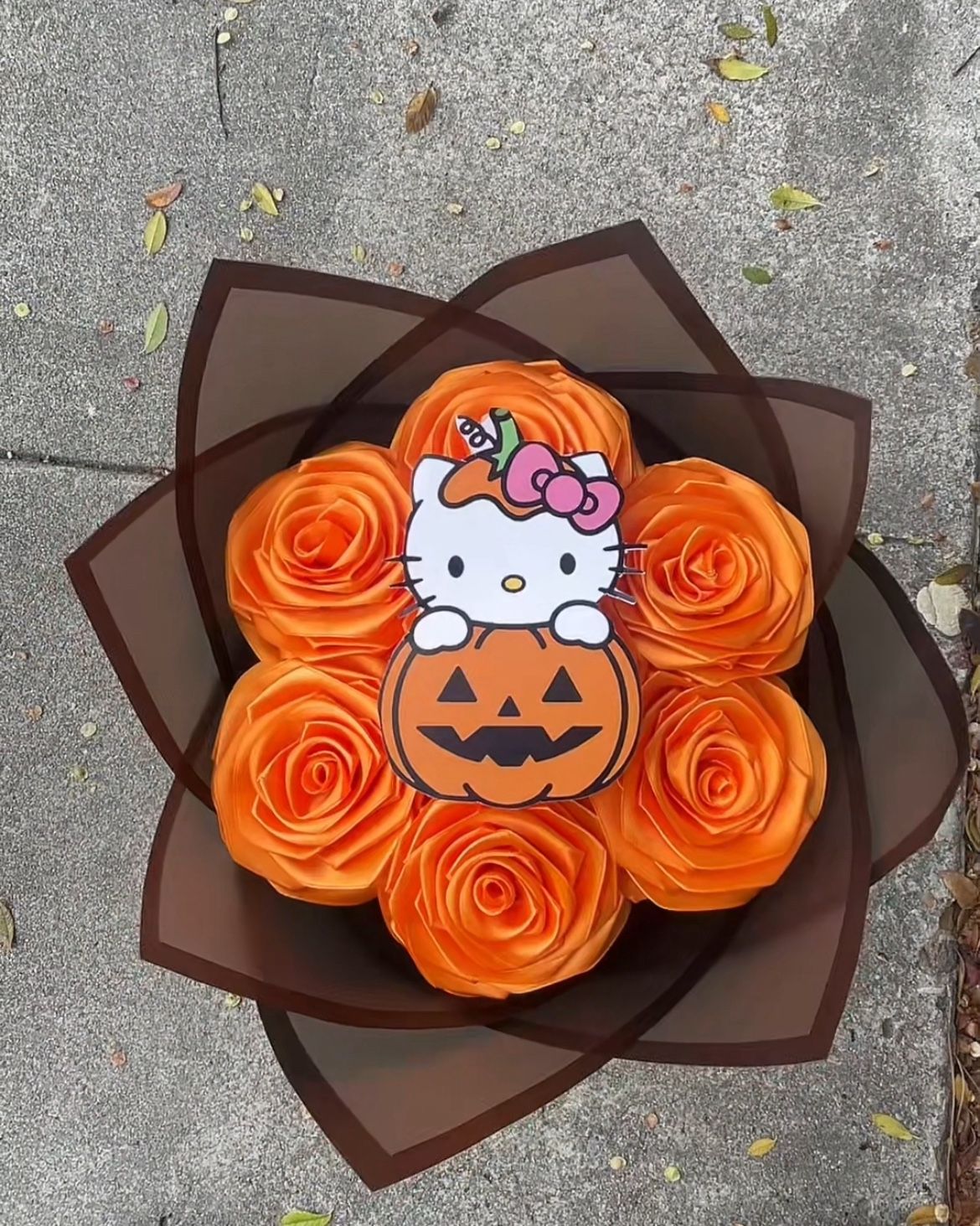 Hello Kitty Pumpkin Bouquet 🧡