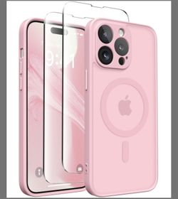  Case For IPhone 14 Pro Max 6.7'', Peach Pink
