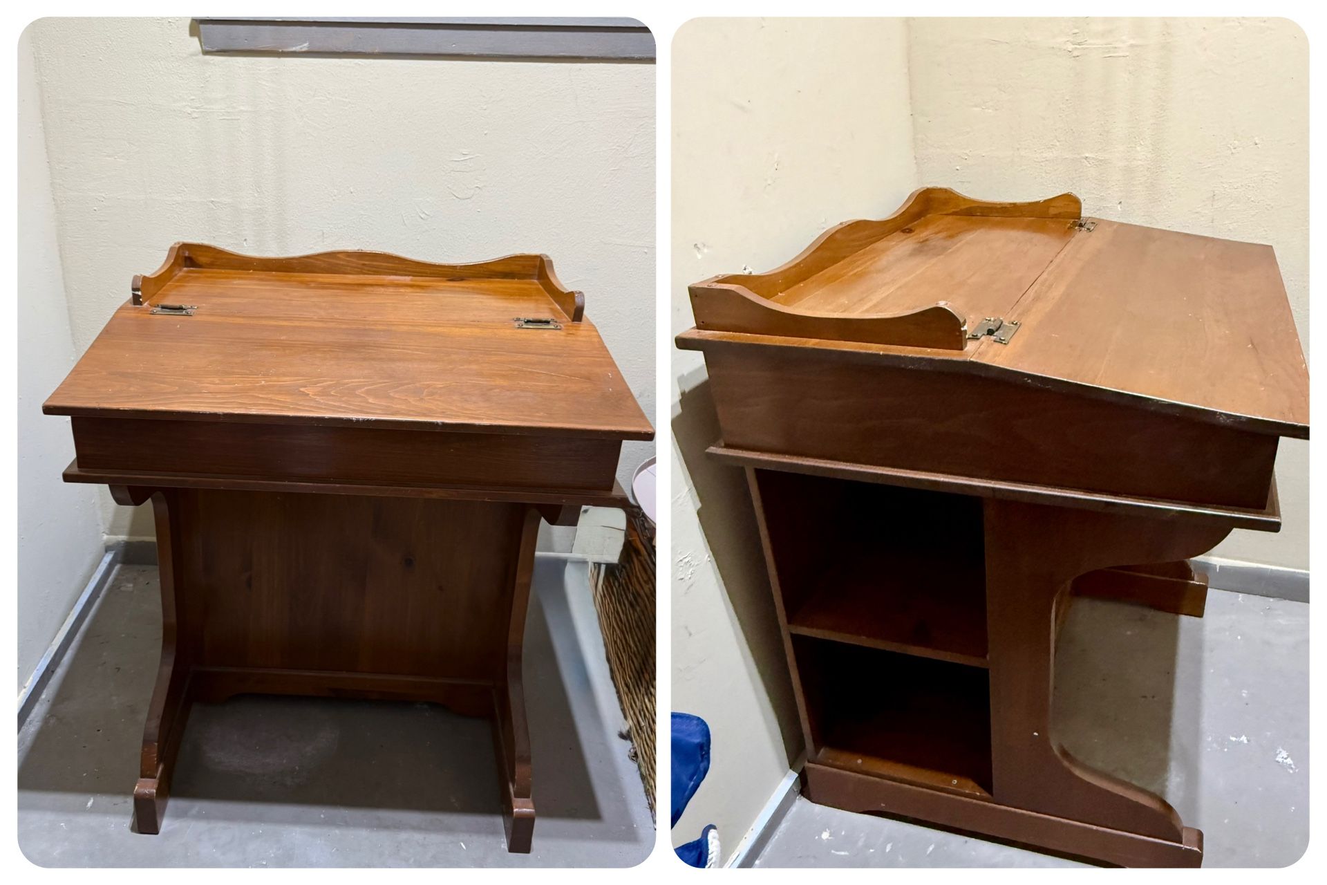 Wood desk