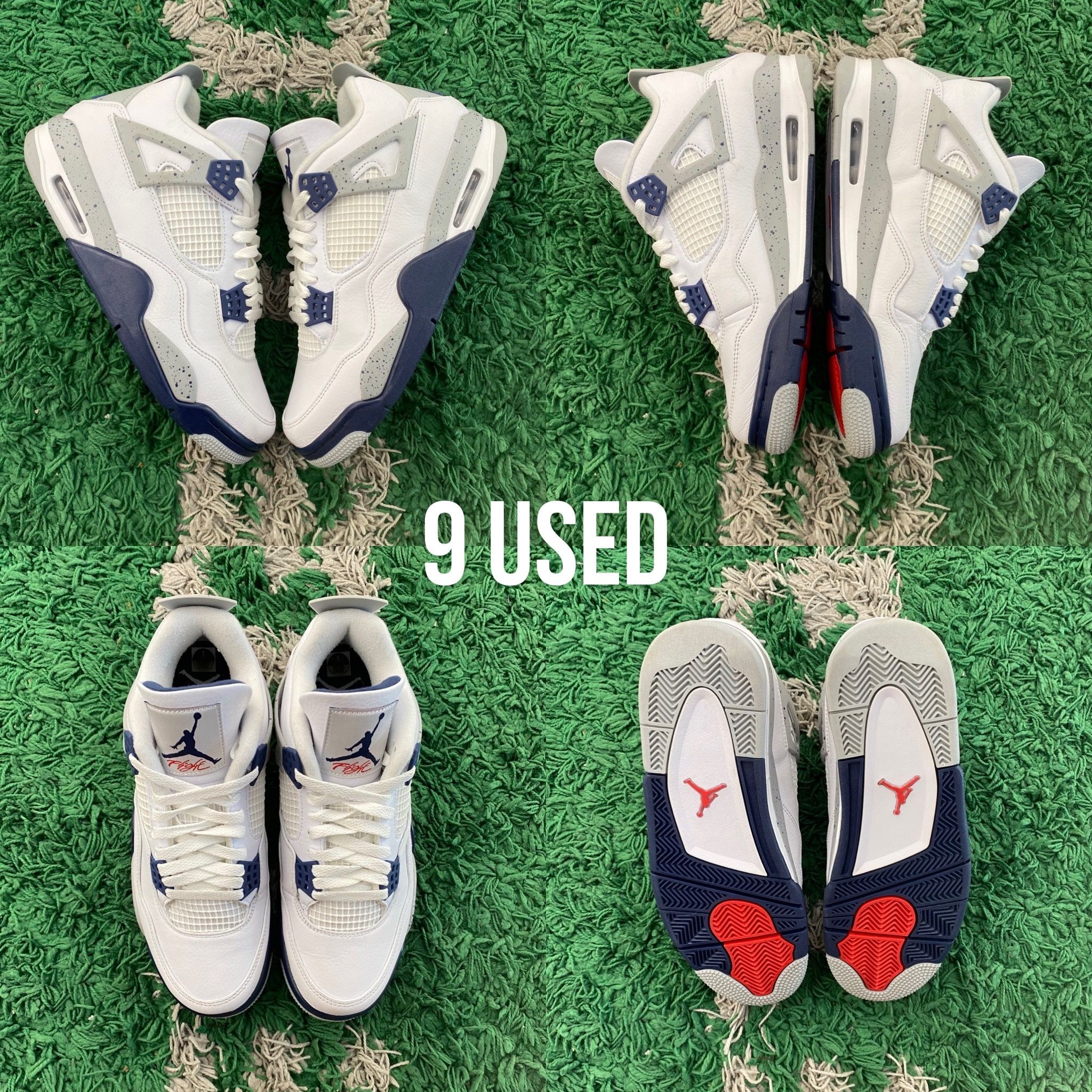 Air Jordan 4 Retro Midnight Navy Size 9