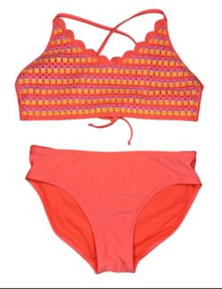 Kids orange bikini set