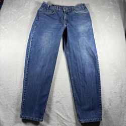 Vintage Levi’s 550 Jeans 38x34 Blue Denim Relaxed Fit Made in USA 90s #2945
