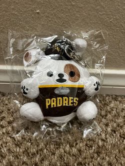 Padres dog keychain (Ruff)