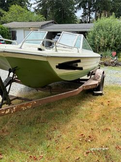 Boat trailer with motor