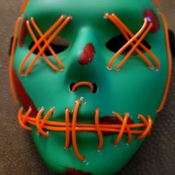 The Purge RED LED Anarchy Purge Men and Women Boys and Girls Horror Purge Killer Masked Men Halloween Costume Party